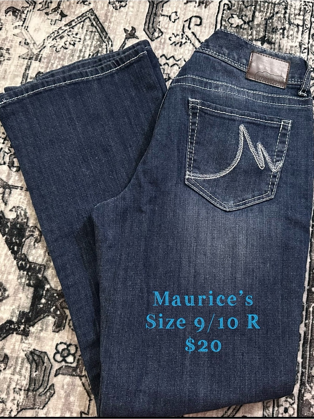 Maurices Dark Blue Boot-Cut Jeans